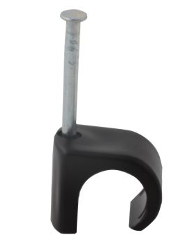 Cable clip for round cable 3 - 5 Black