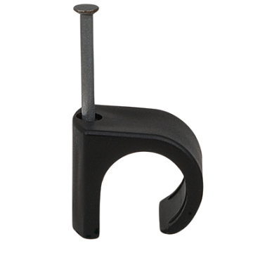 Cable Clip 14-20mm Round Cable - Black