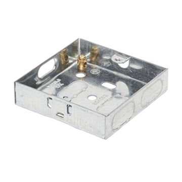 Switch & socket box Steel 1G 16mm