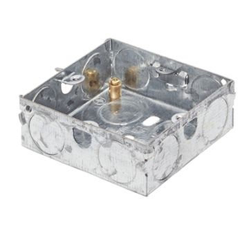 Switch & socket box Steel 1G 25mm