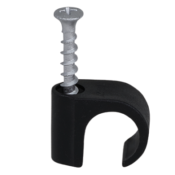 ScrewClip PH2 Screw Round Lead 18-22 Black (Screw 5 x 45mm)