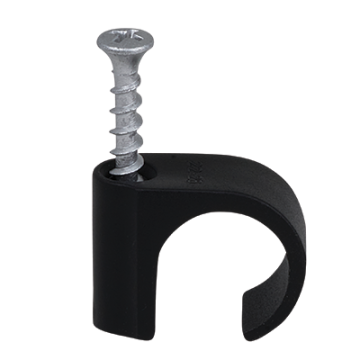 ScrewClip PH2 Screw Round Lead 22-26 - Black (Screw 5 x 45mm)