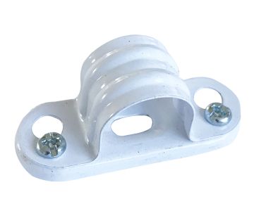 Spacer Bar Saddles White 25mm