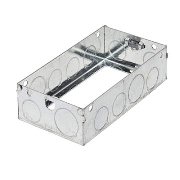 Extension box Steel 2G 35mm