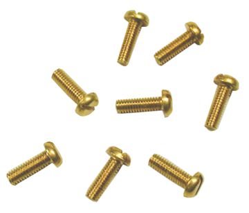 Screws Panhead Brass 4 x 8mm