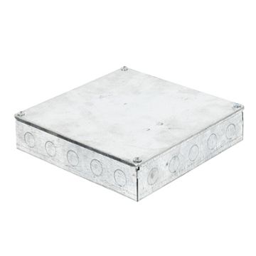 Adaptable box Knock Out Galv 9x9x2"