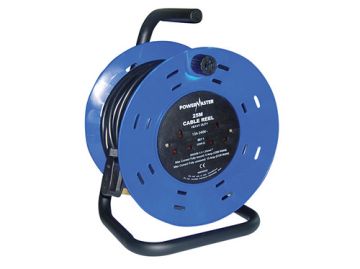 Open Cable Reel 25M 13A 2 Sockets