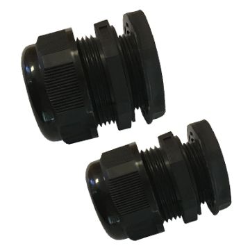 PVC Comp Gland IP68 20mm Black Large
