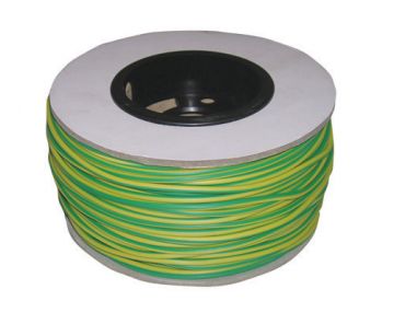 Sleeving Green/Yellow 2mm 100M Reel