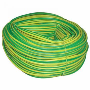 Sleeving Green/Yellow 2mm 100m Hank