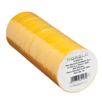 Insulation tape Yellow 19mmx33m (10)