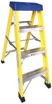 3 Step Plus Tray Fibre Glass Ladder