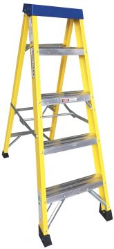 4 Step Plus Tray Fibre Glass Ladder