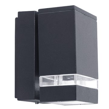 Wall Down Light Rectangle - Aluminium LED