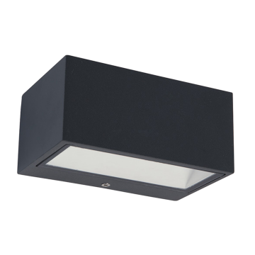Wall Up & Down Box Light 20W 3000K - Aluminium LED