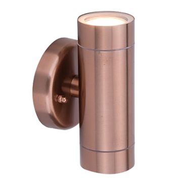 Wall Down Light (Round Base) - Copper Finish GU10