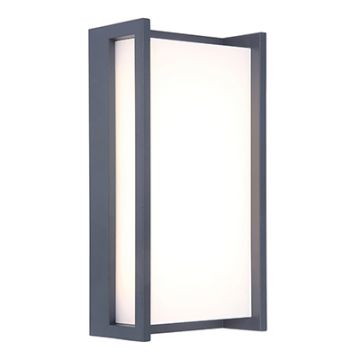 Wall Light Opal Rectangle - Aluminium LED