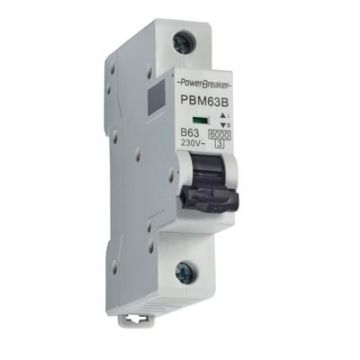 SP MCB Break Capacity 63A 6kA Type B