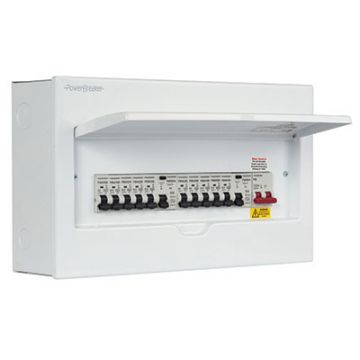 22M DB Dual 100A 10 MCB SPD Space