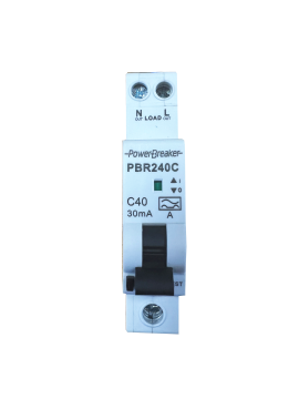 RCBO 2 Pole Type A 40A C Curve