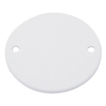 PVC Circular cover White
