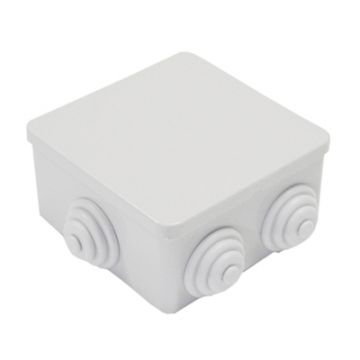 Enclosure IP44 + glands 80x80x40mm