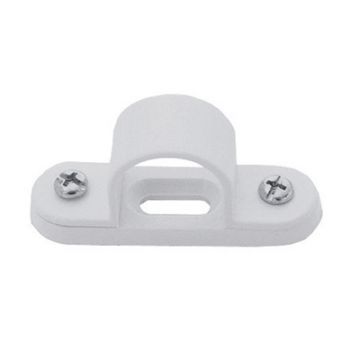 PVC Spacer bar saddle White 25mm