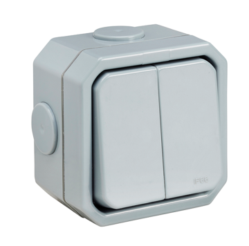 Weatherproof Switch 2 Gang (2 Way Switch)