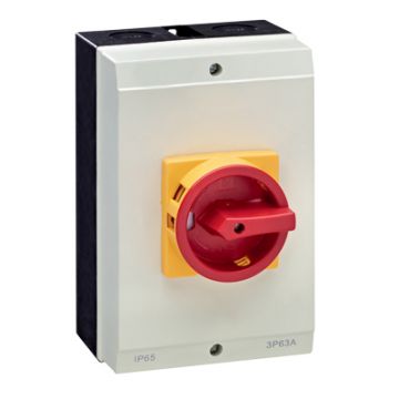 Rotary Isolator 4P 63A IP65 Padlock