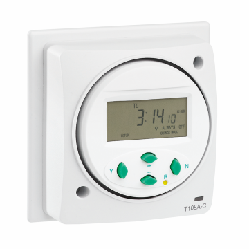 Timer 7 Day Digital Socket Box Mounted 16A