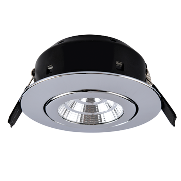 Downlight Tiltable/Compact 3000K - Polished Chrome Bezel