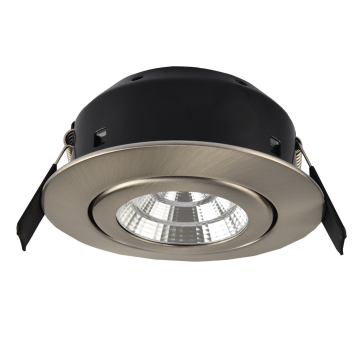 Downlight Tiltable/Compact 4000K - Satin Chrome Bezel